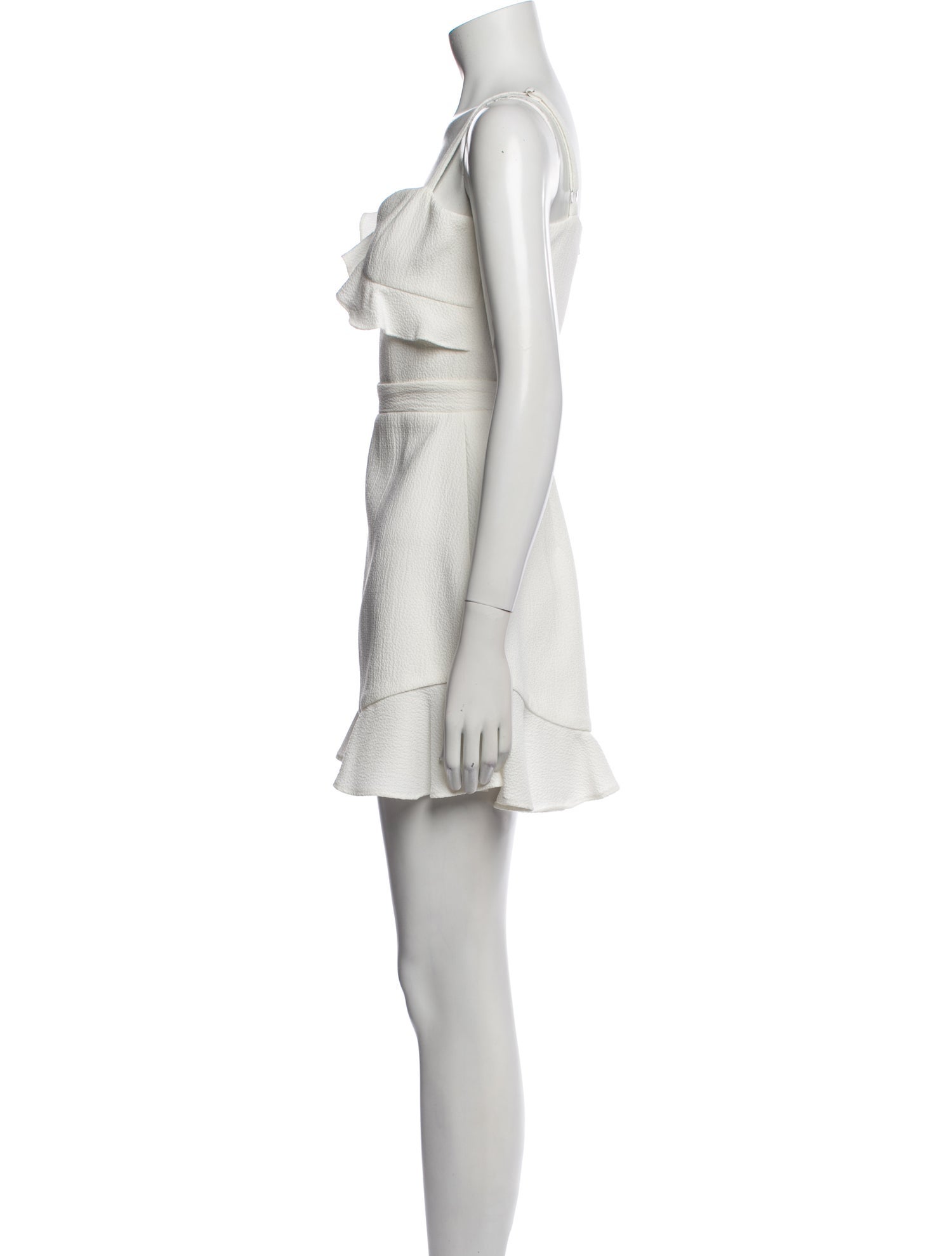 Black Halo Square Neckline Mini Dress