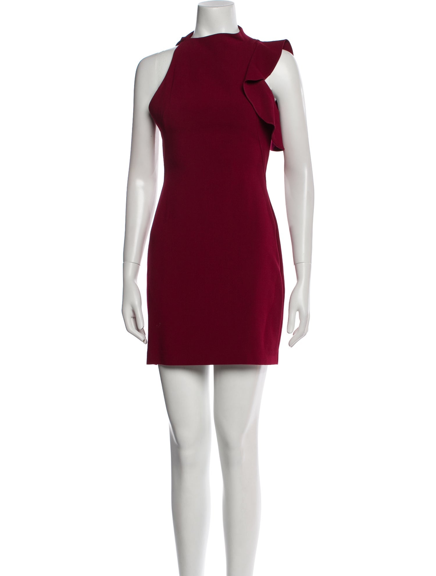 Black Halo Bateau Neckline Mini Dress