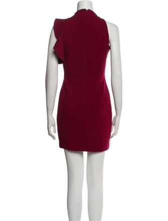 Black Halo Bateau Neckline Mini Dress