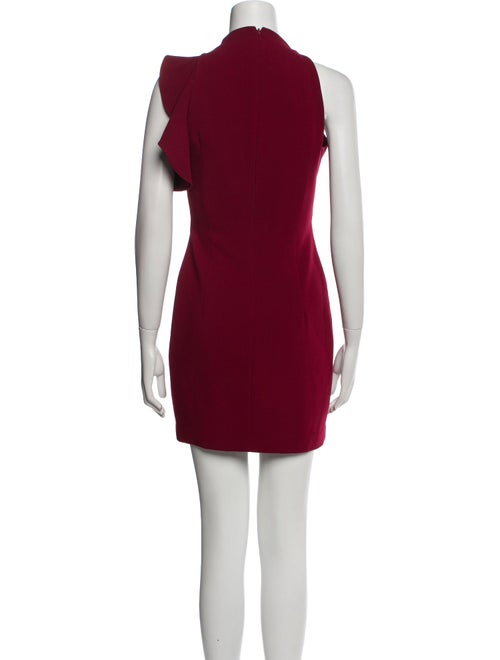 Black Halo Bateau Neckline Mini Dress