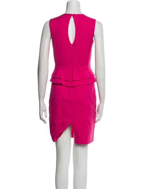 Black Halo Scoop Neck Mini Dress