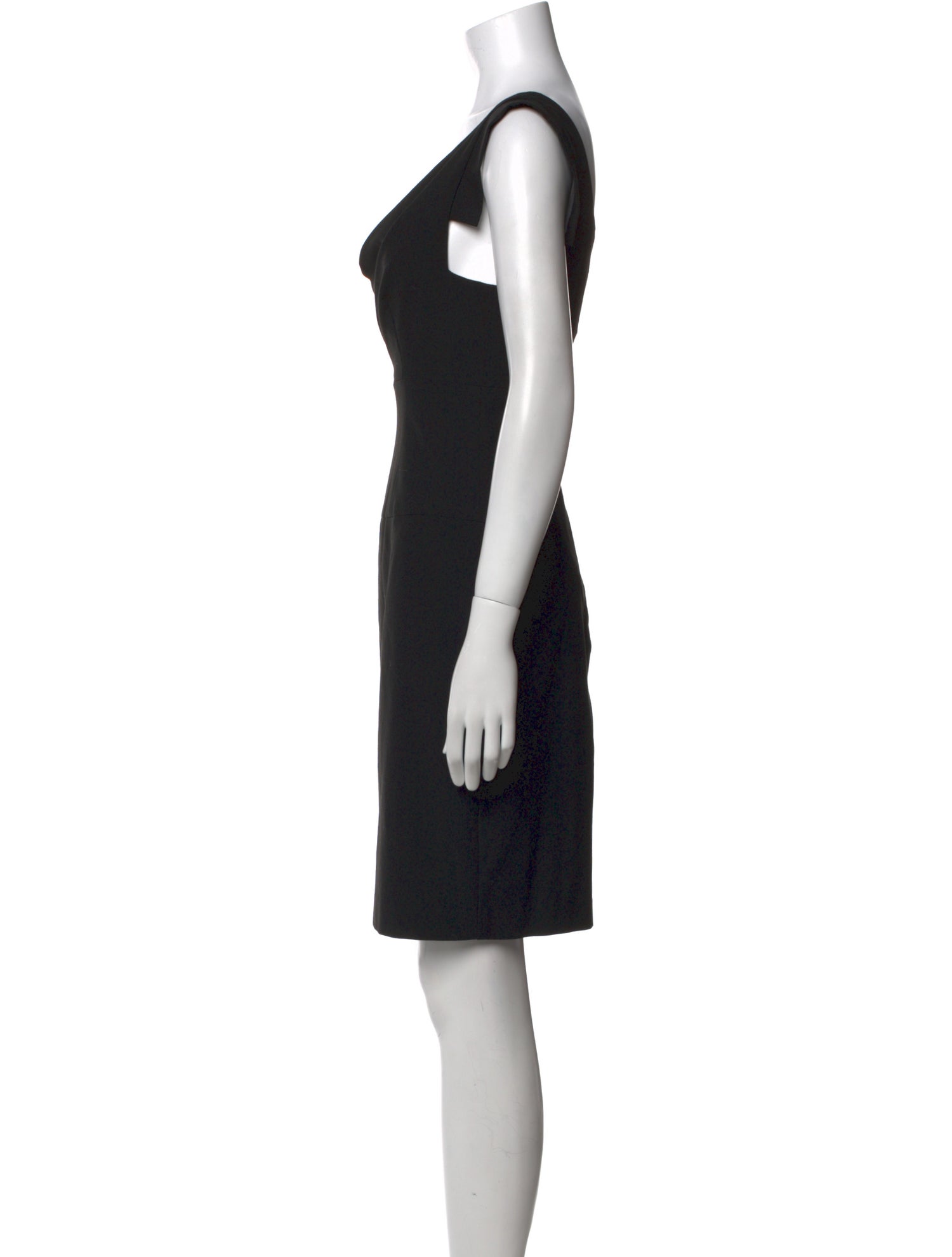 Black Halo Cowl Neck Mini Dress