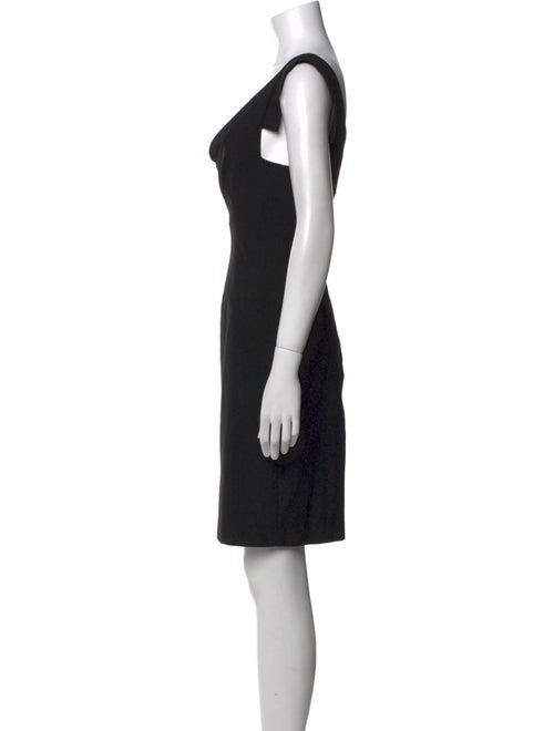 Black Halo Cowl Neck Mini Dress