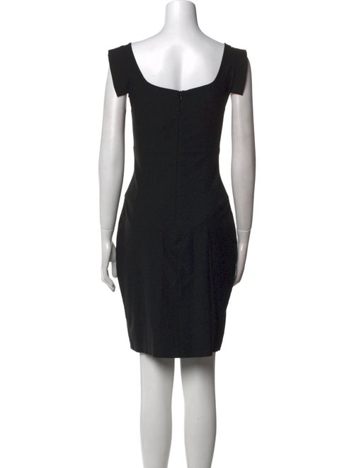 Black Halo Cowl Neck Mini Dress