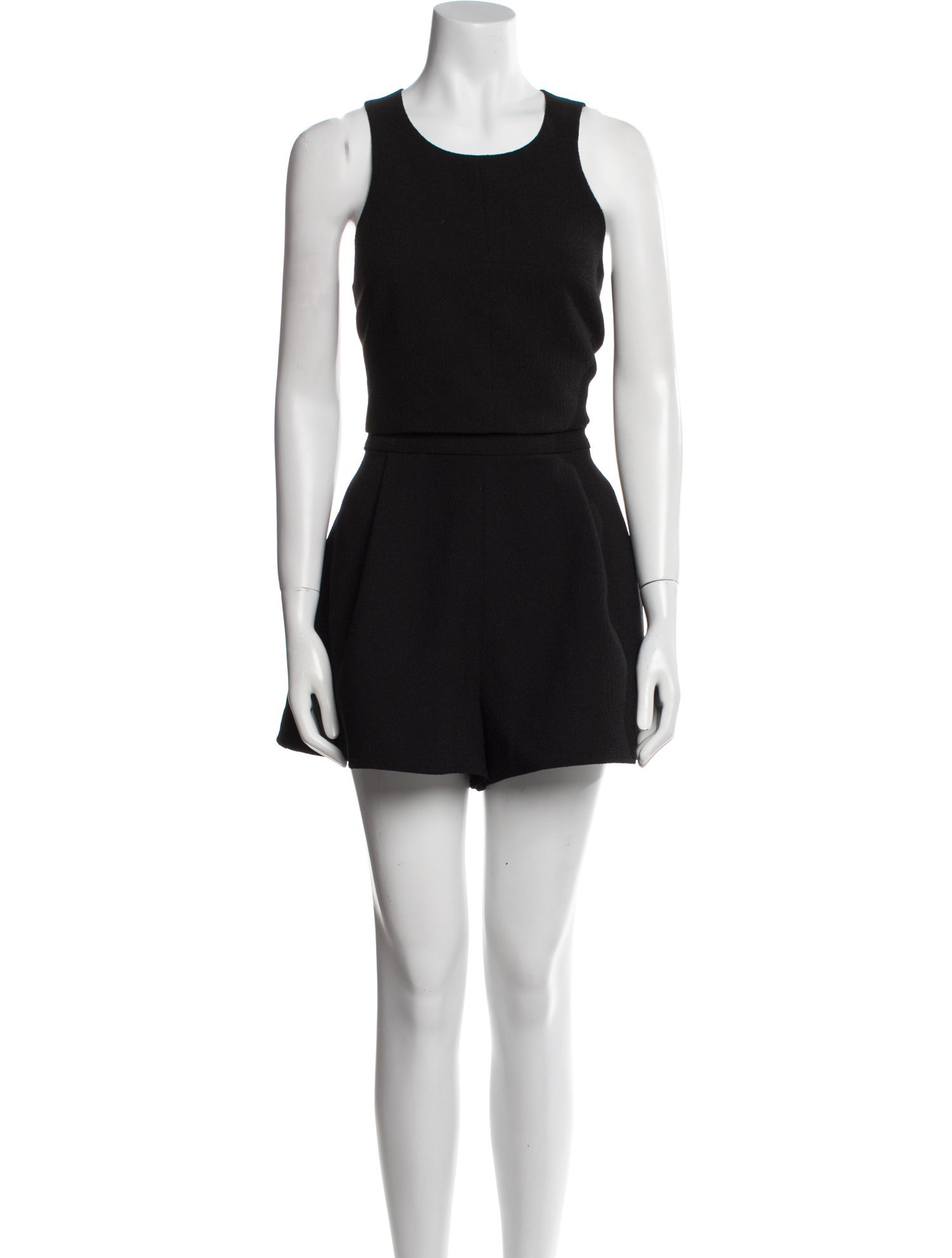 Black Halo Nylon Pleated Accents Skirt Set