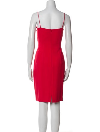 Black Halo Square Neckline Mini Dress