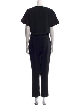 Black Halo Crew Neck Jumpsuit