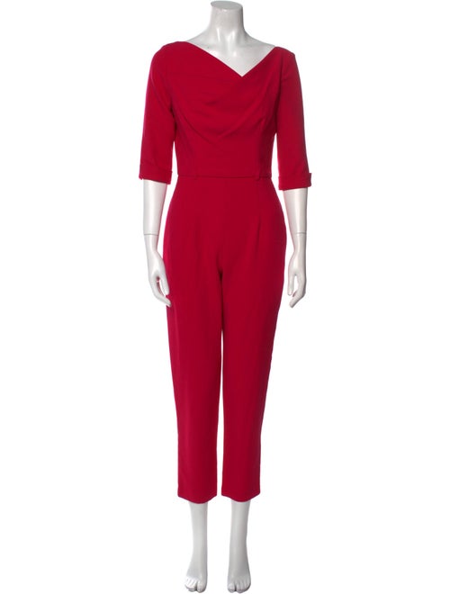 Black Halo V-Neck Jumpsuit