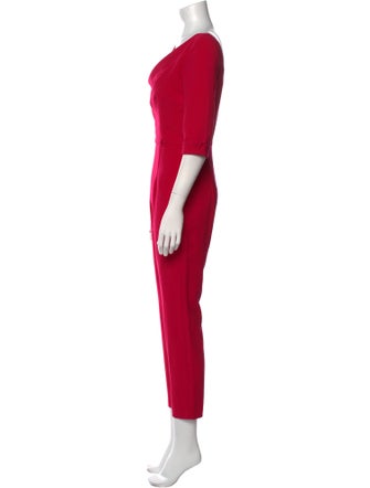 Black Halo V-Neck Jumpsuit