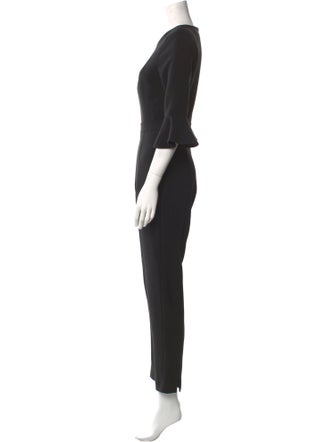 Black Halo Scoop Neck Jumpsuit