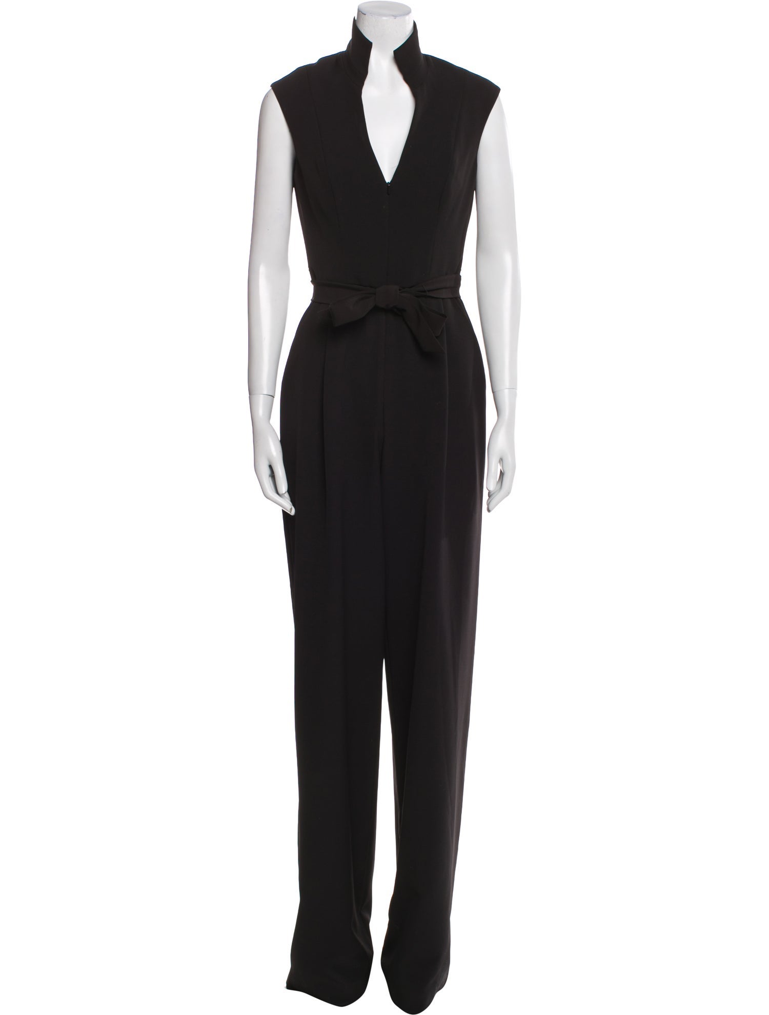 Black Halo V-Neck Jumpsuit