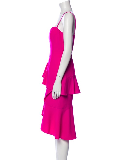 Black Halo Square Neckline Mini Dress