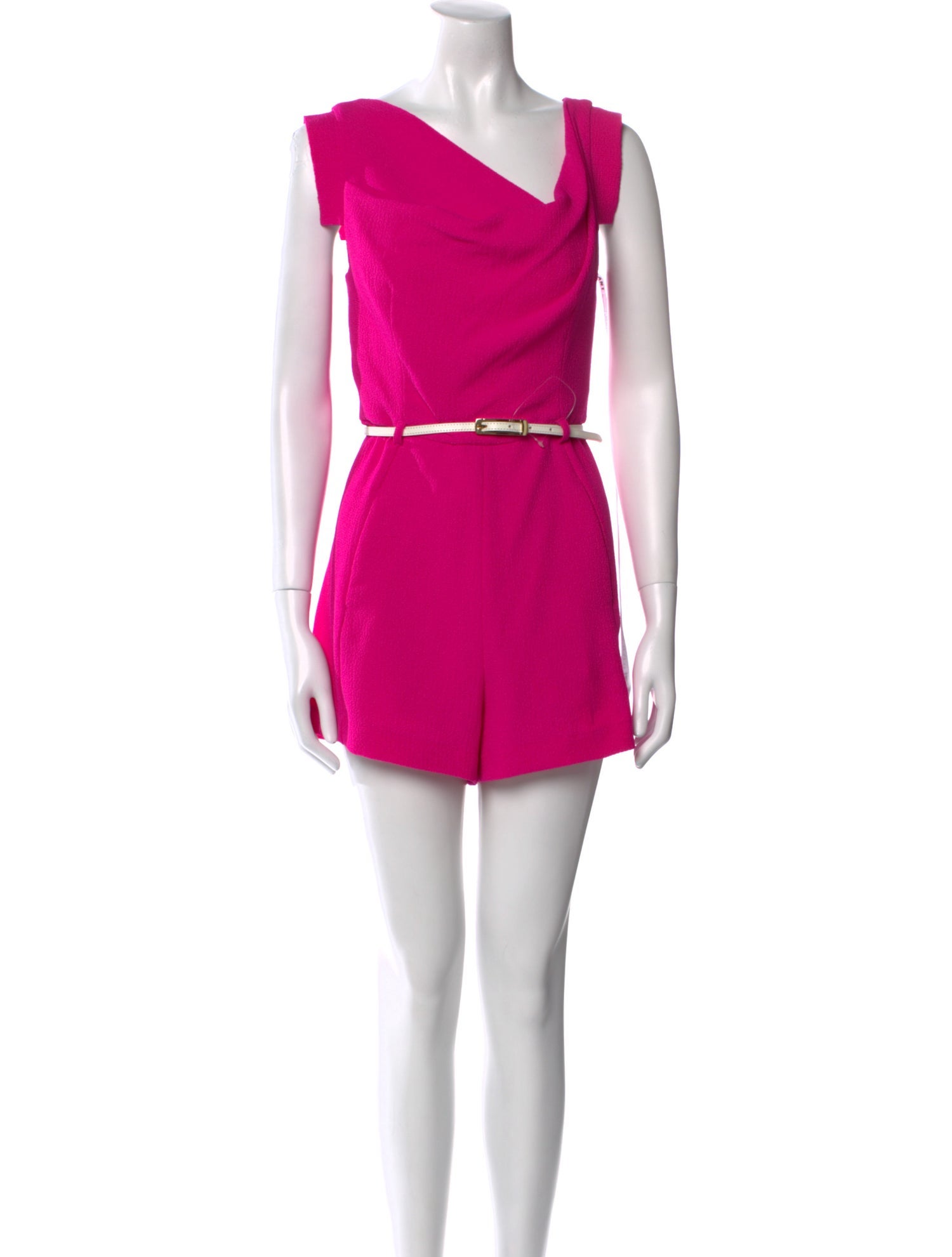 Black Halo Asymmetrical Romper