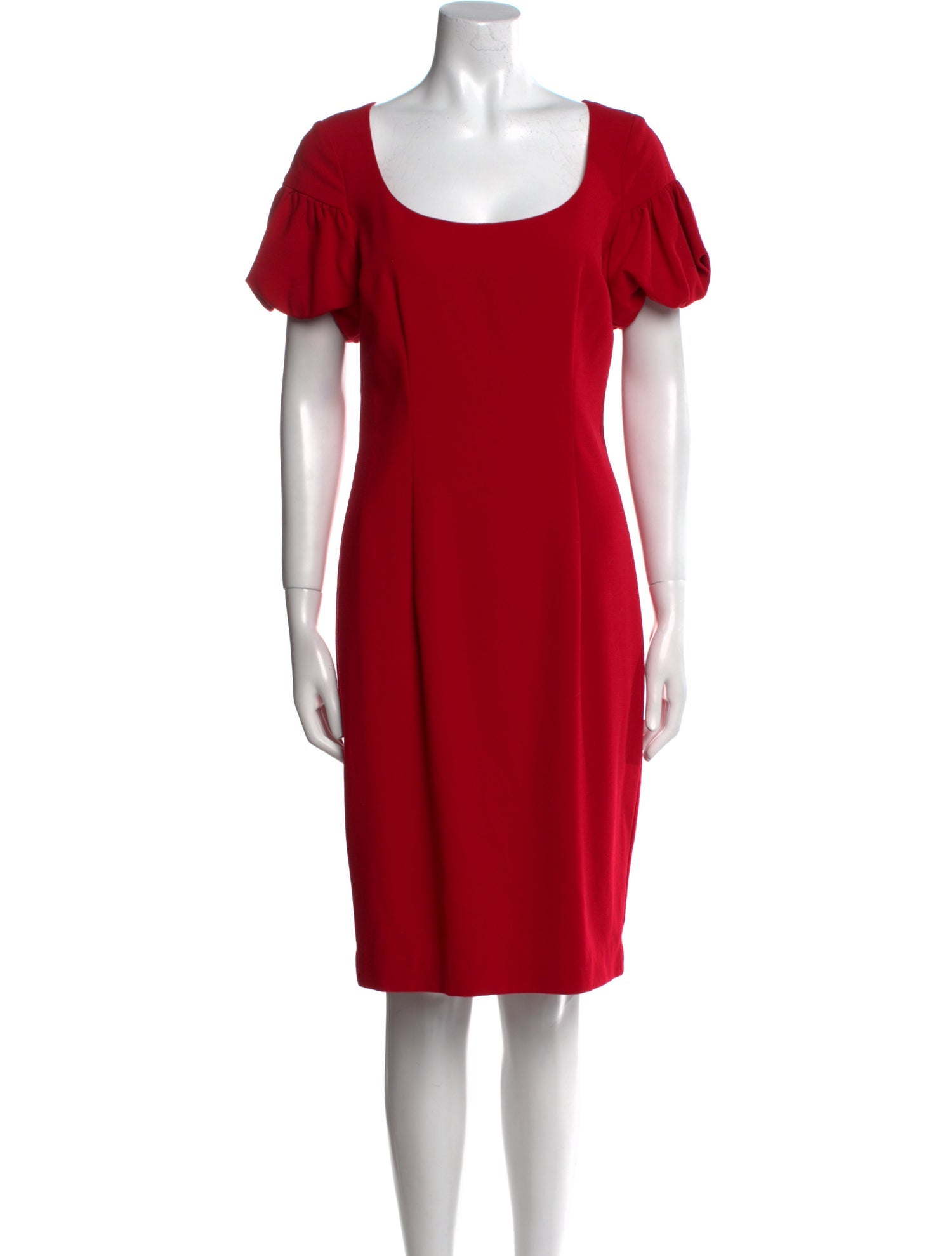 Black Halo Scoop Neck Knee-Length Dress