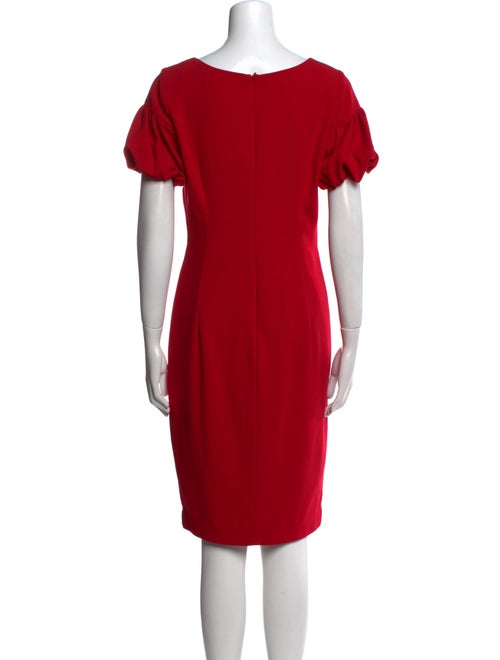 Black Halo Scoop Neck Knee-Length Dress