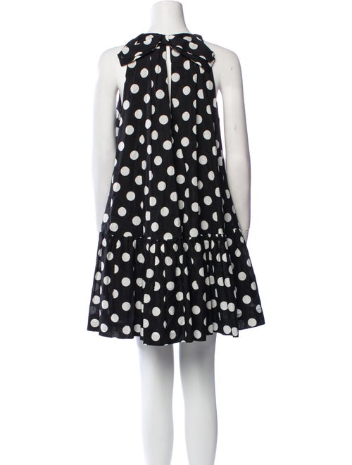 Black Halo Polka Dot Print Mini Dress