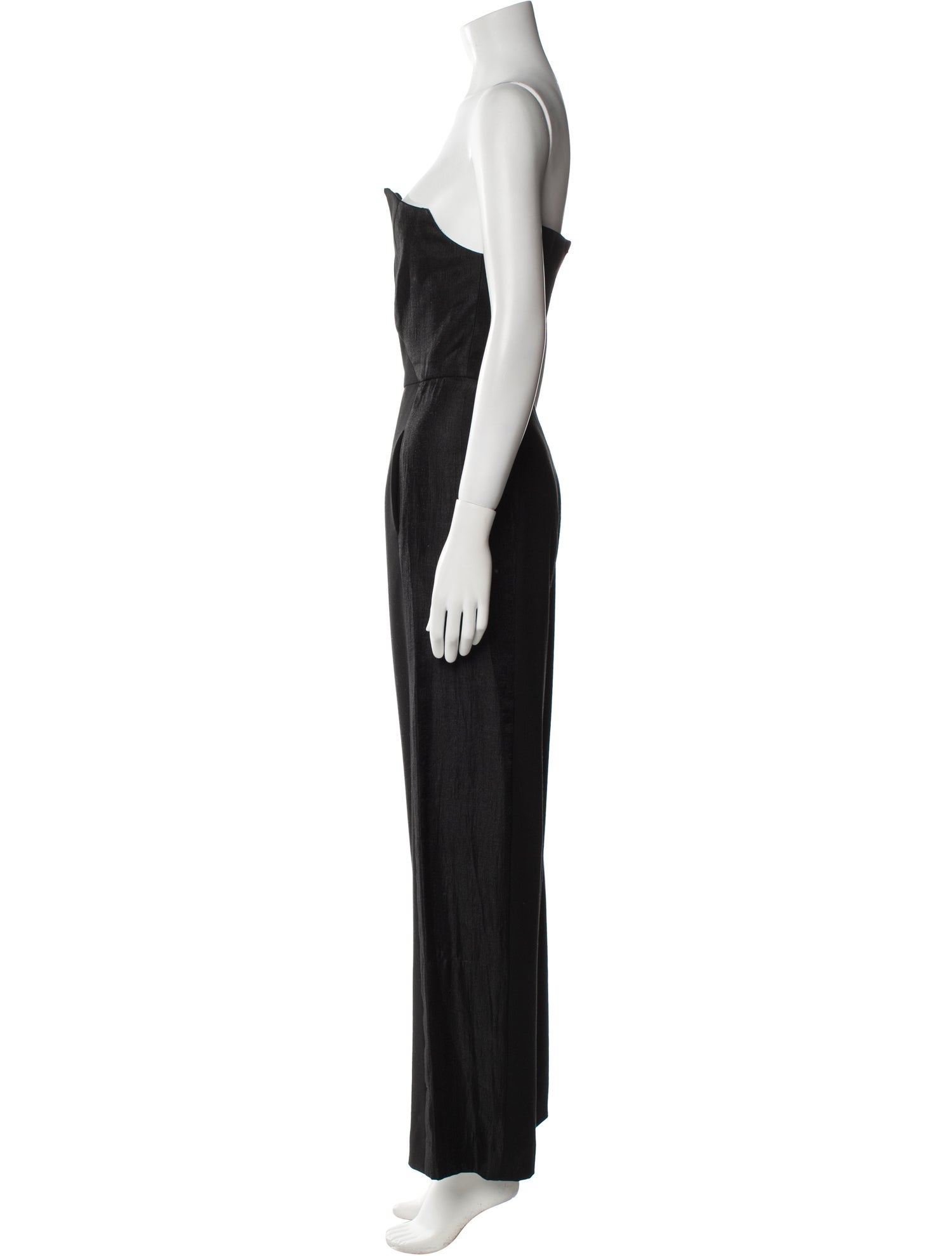 Black Halo Strapless Jumpsuit