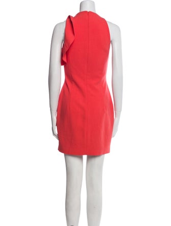 Black Halo Bateau Neckline Mini Dress