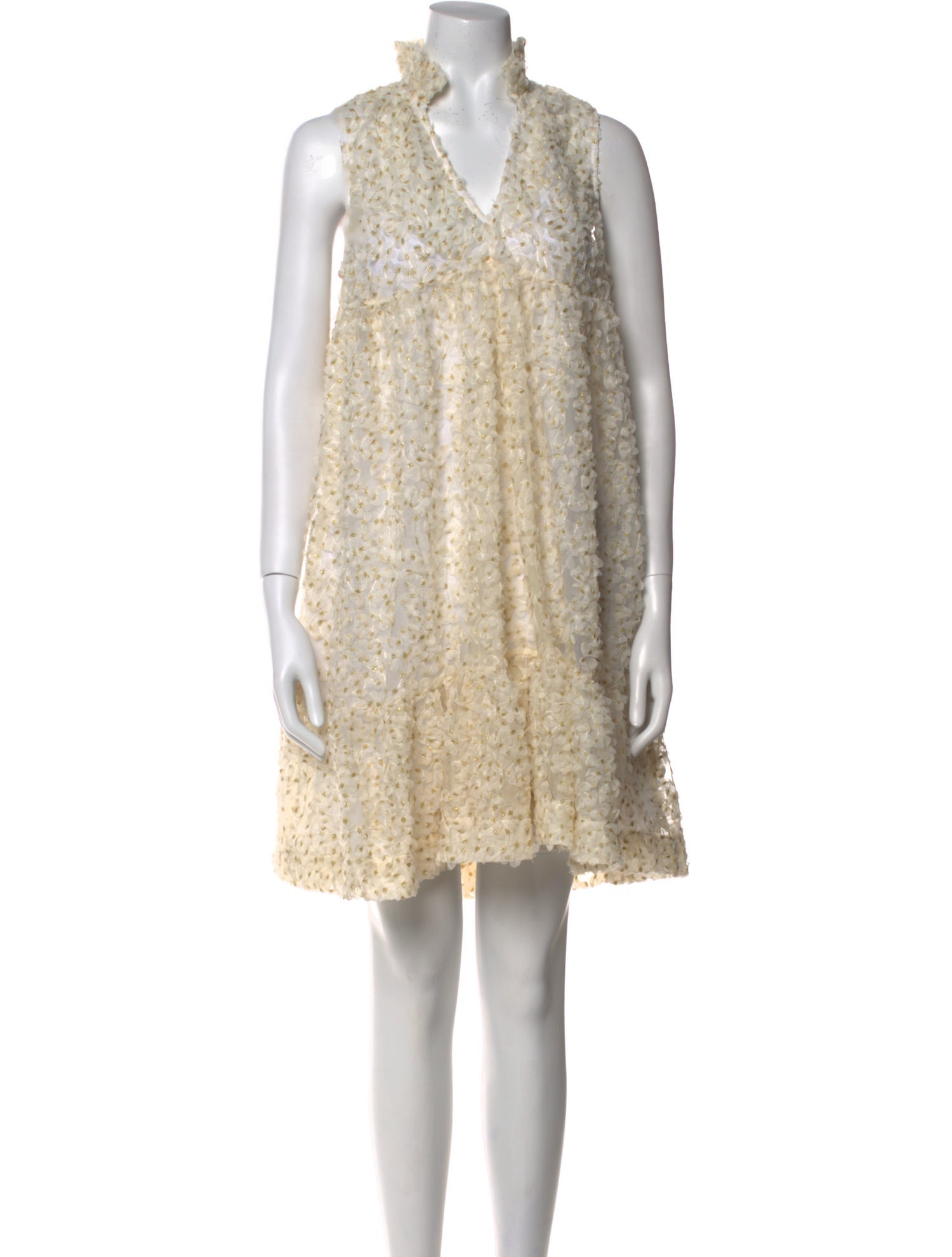 Black Halo Patterned Mini Dress