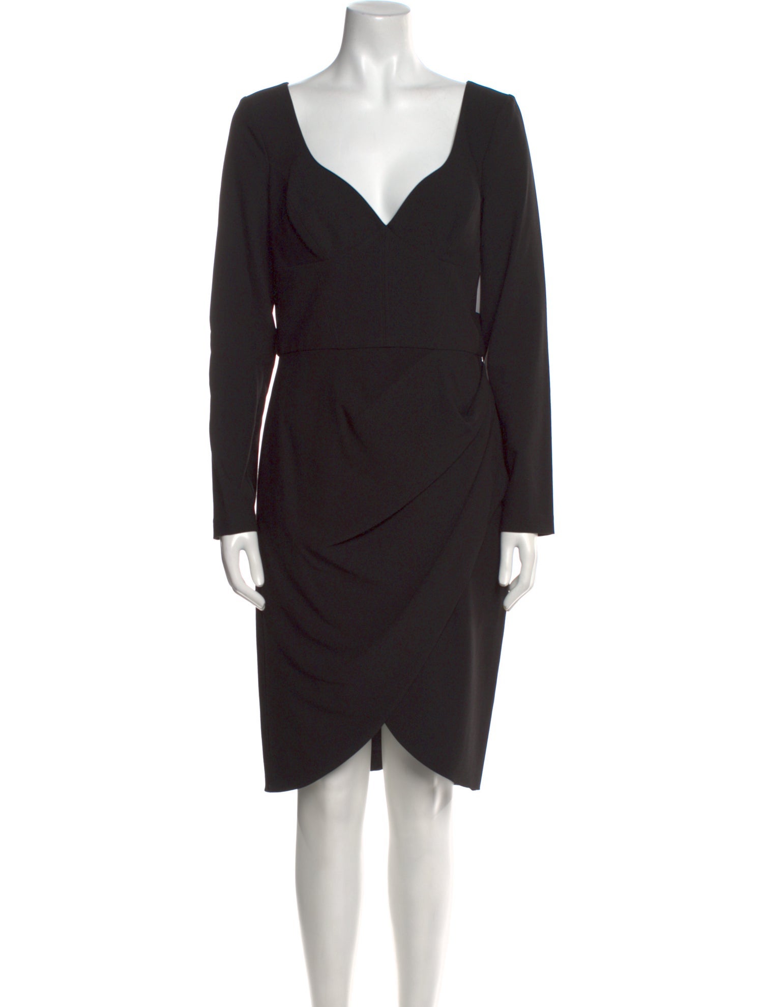 Black Halo V-Neck Knee-Length Dress w/ Tags