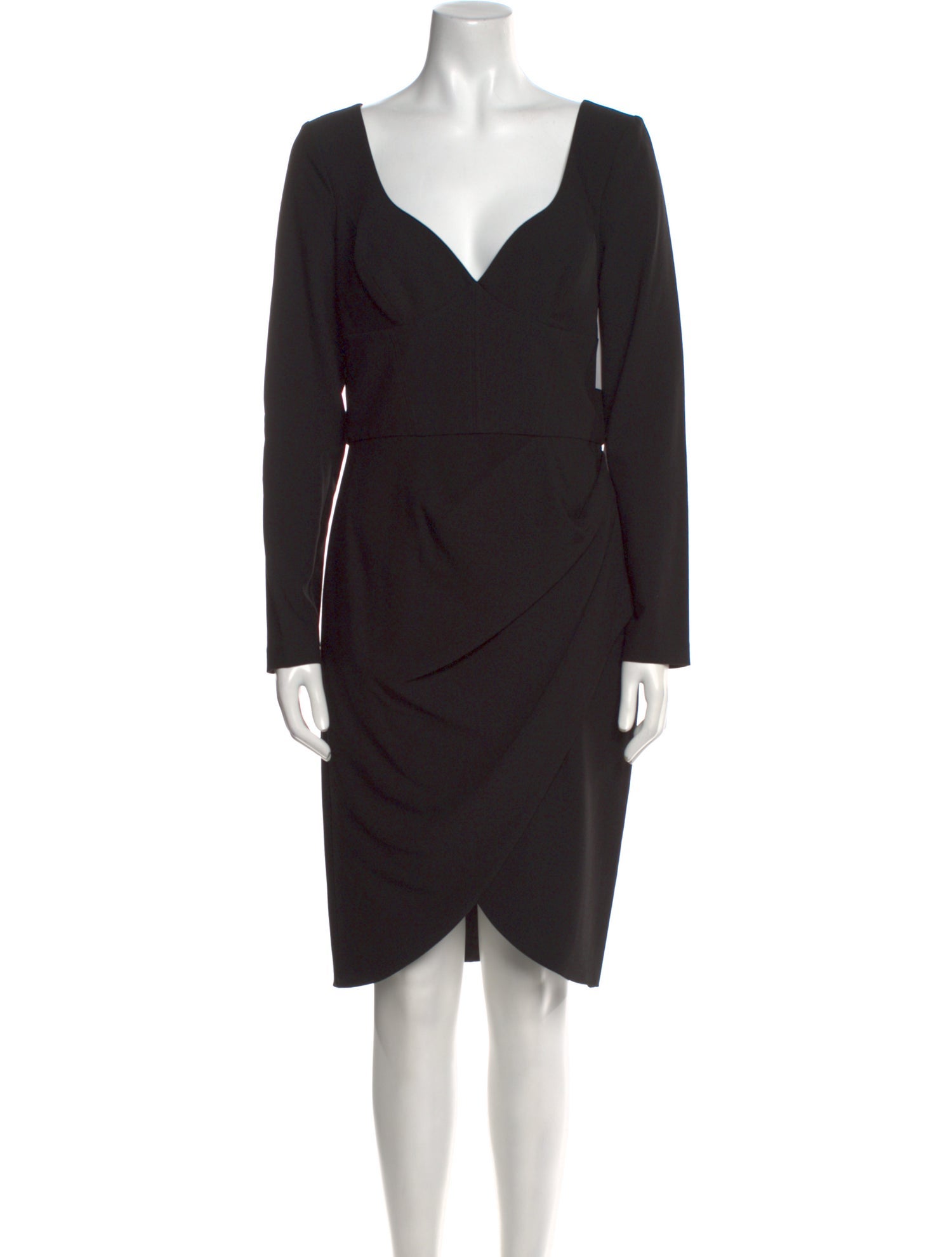 Black Halo V-Neck Knee-Length Dress w/ Tags