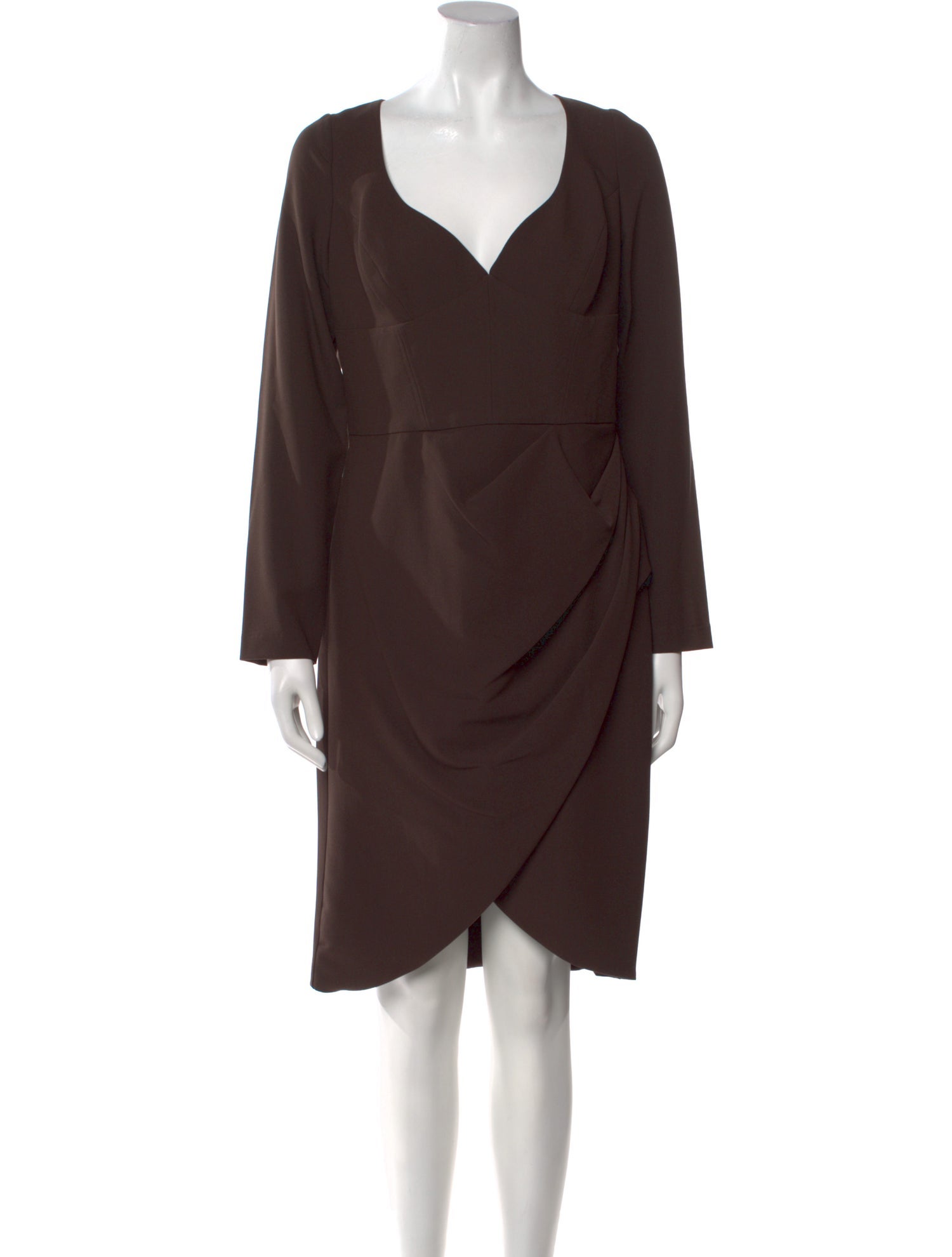 Black Halo V-Neck Knee-Length Dress w/ Tags