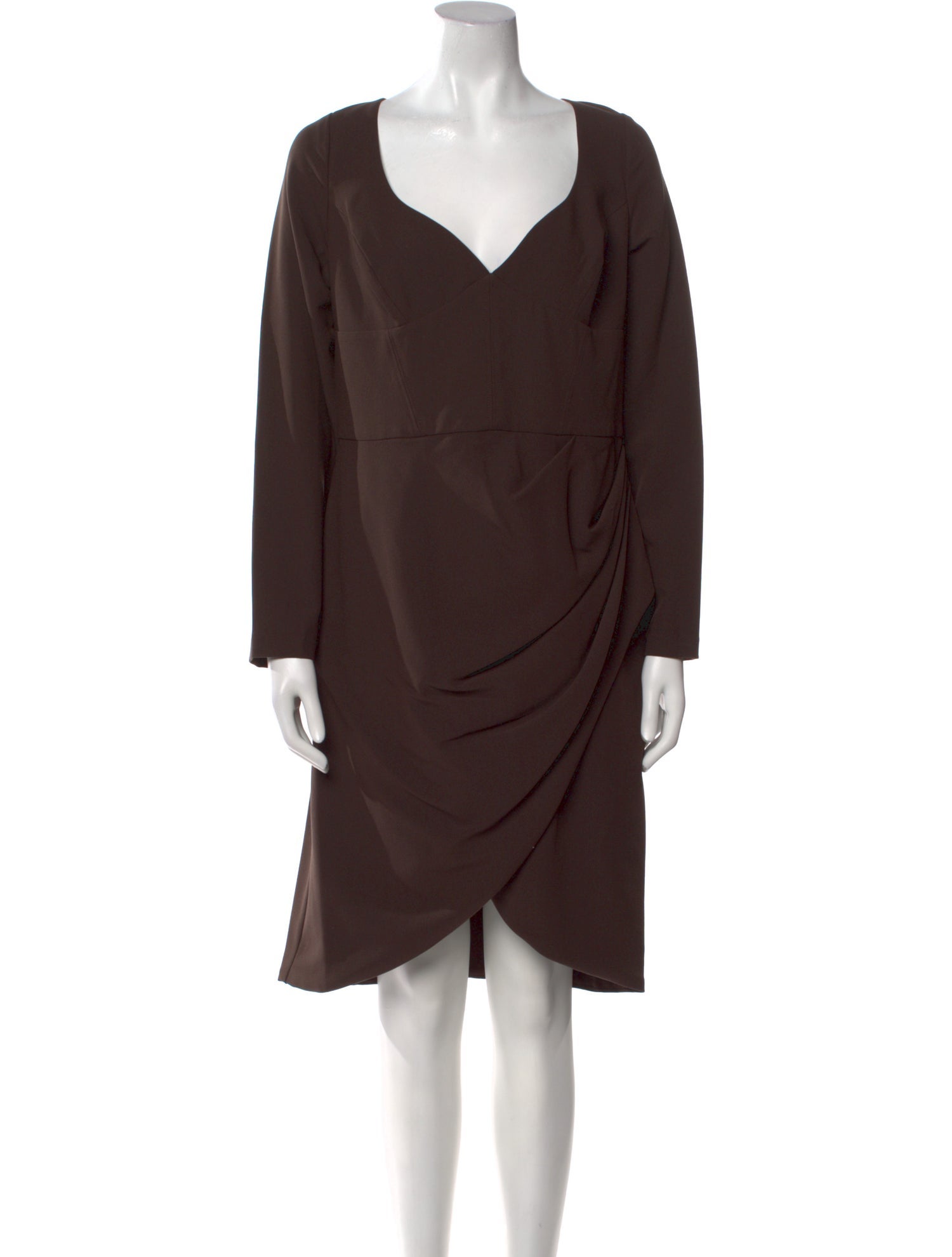 Black Halo V-Neck Knee-Length Dress w/ Tags