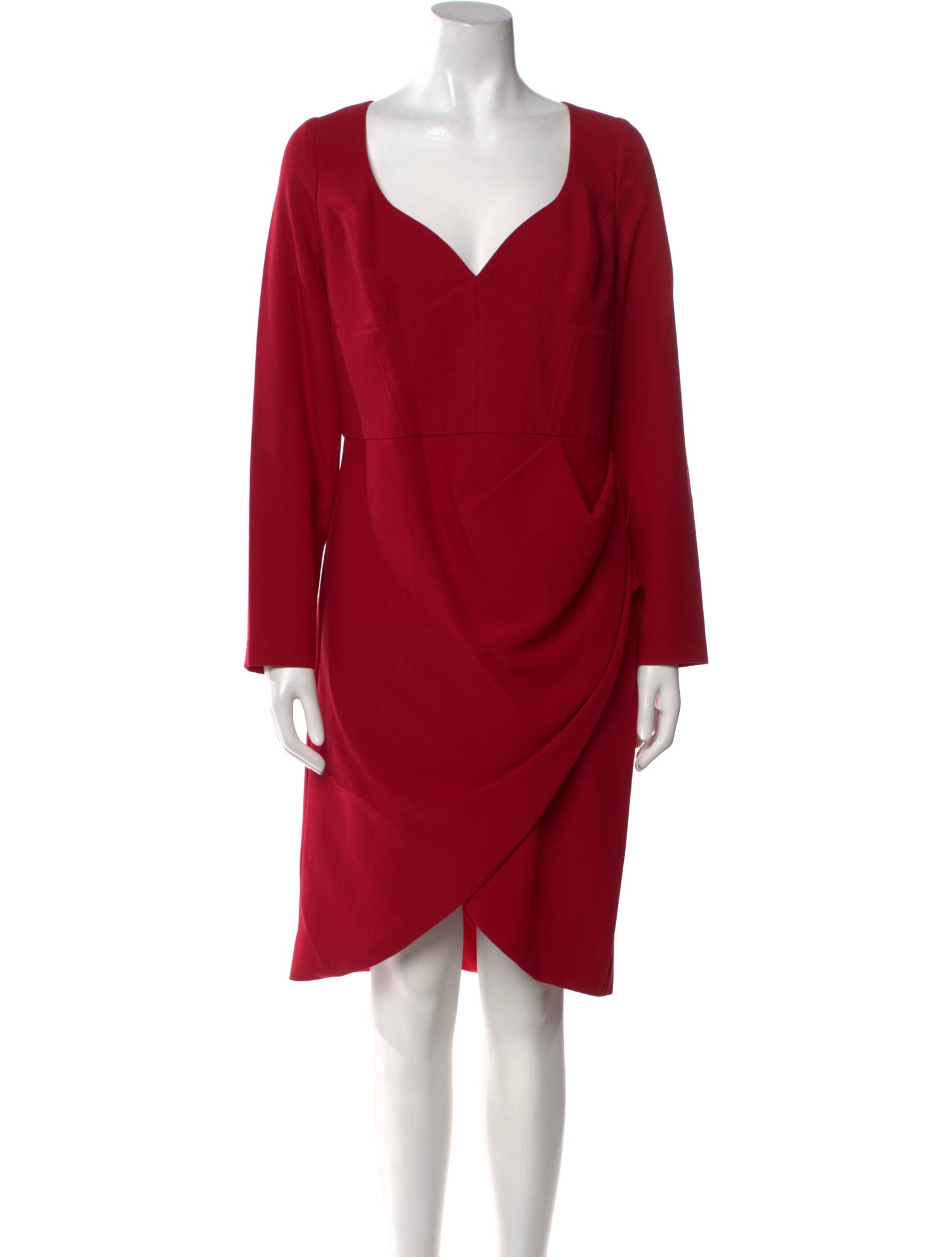 Black Halo V-Neck Knee-Length Dress w/ Tags