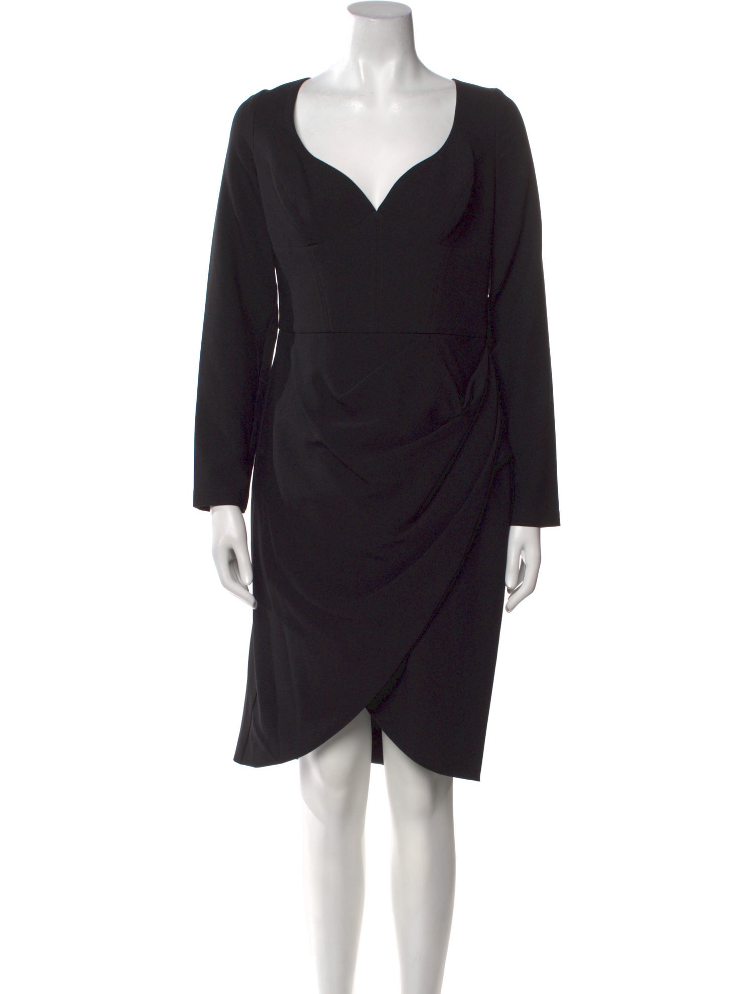 Black Halo V-Neck Knee-Length Dress w/ Tags