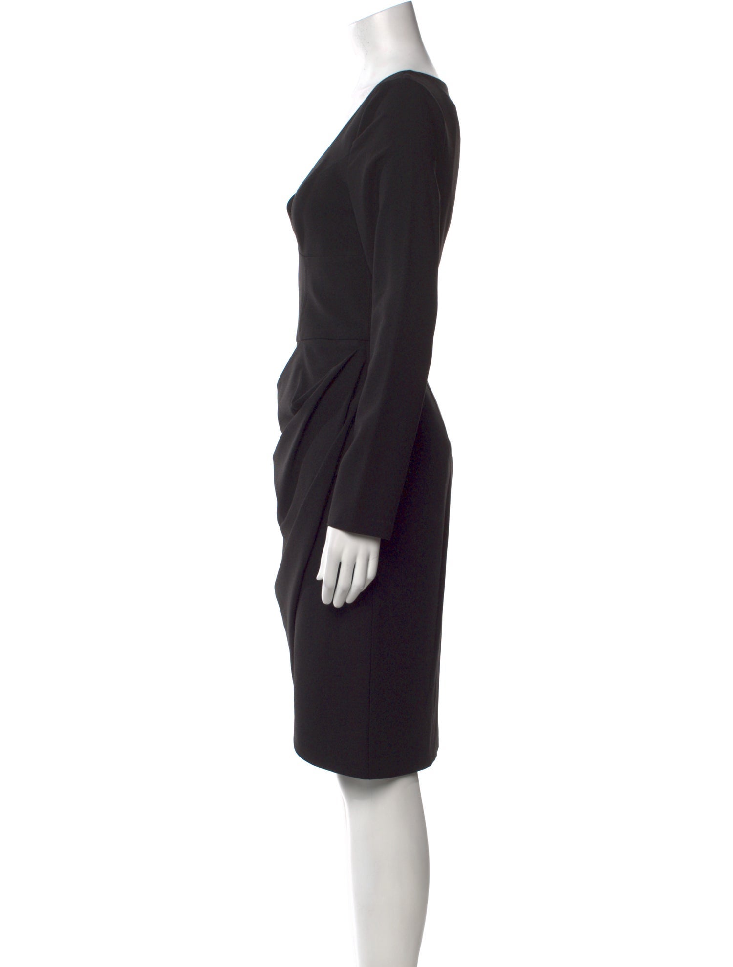Black Halo V-Neck Knee-Length Dress w/ Tags