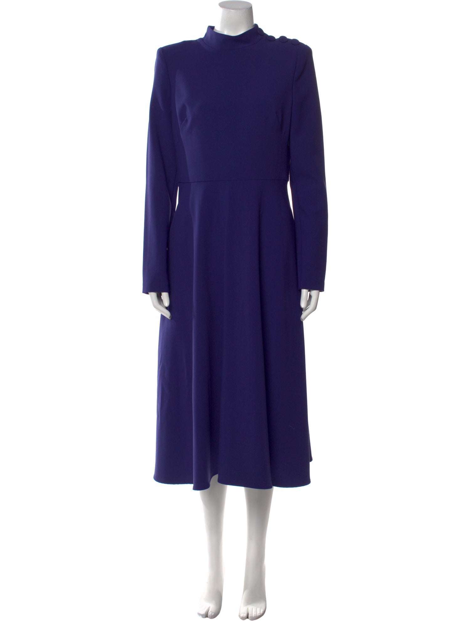 Black Halo Mock Neck Midi Length Dress w/ Tags