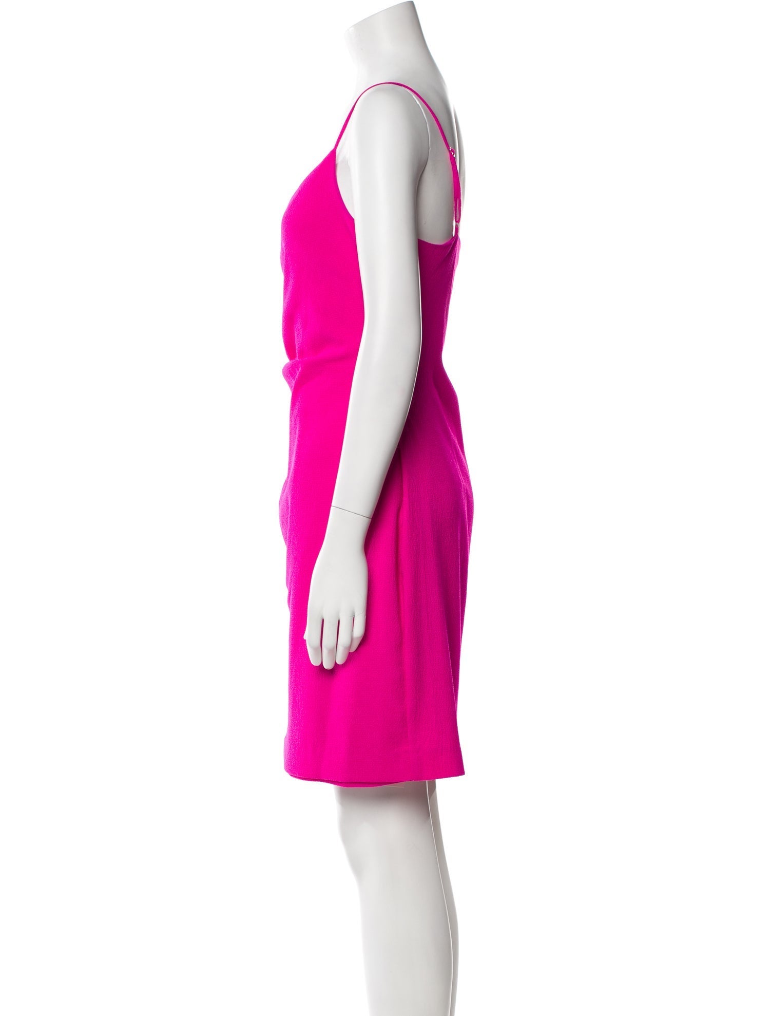 Black Halo V-Neck Knee-Length Dress