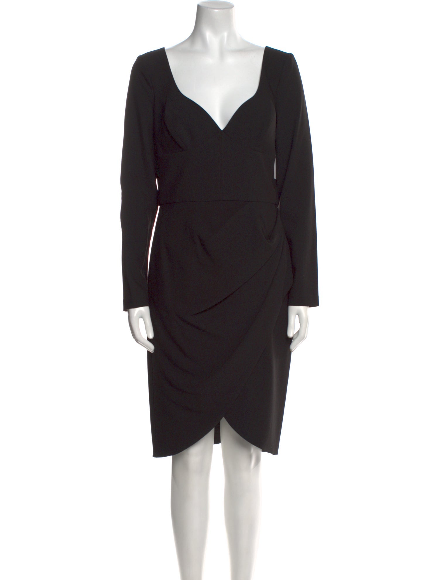 Black Halo V-Neck Knee-Length Dress w/ Tags