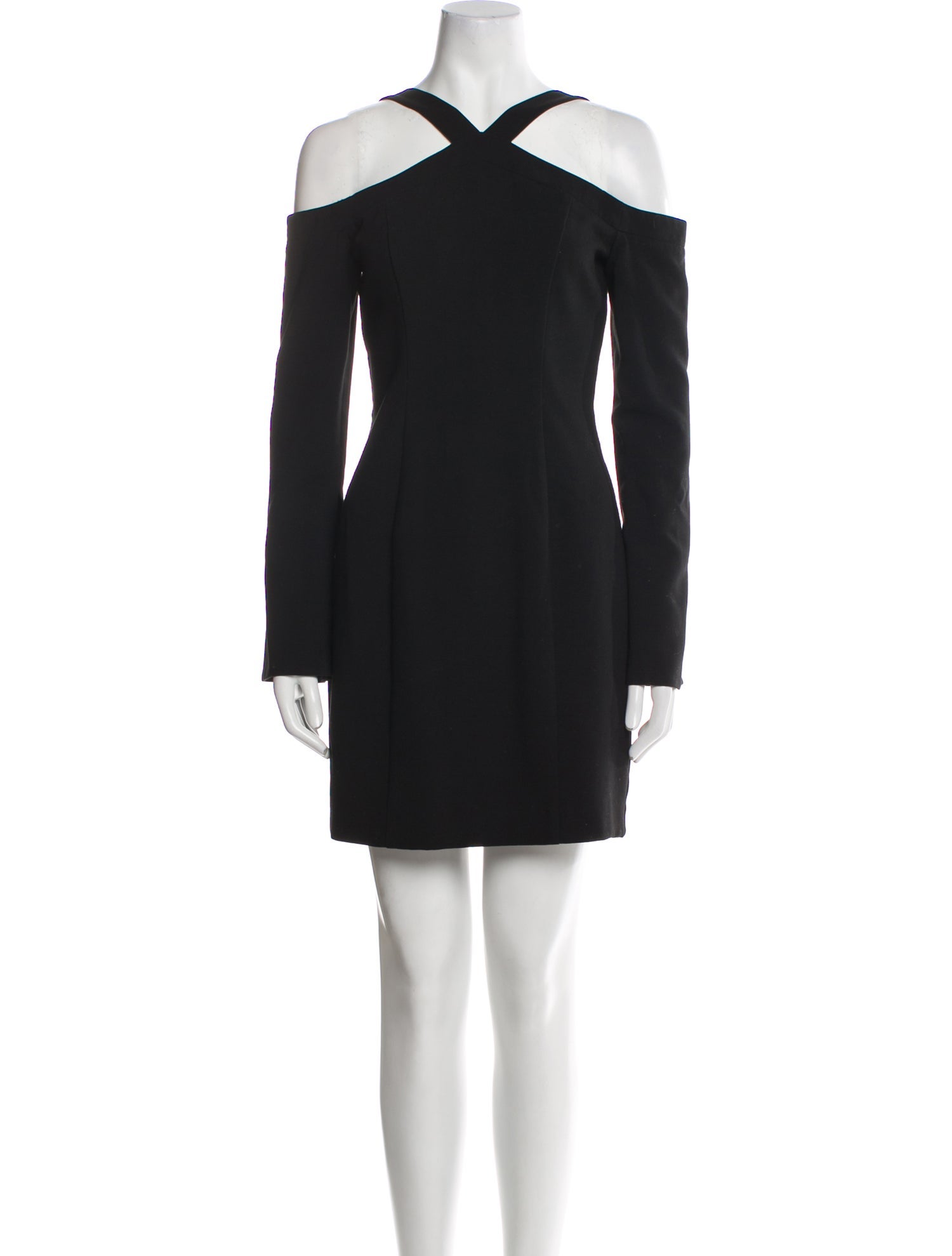 Black Halo Off-The-Shoulder Mini Dress