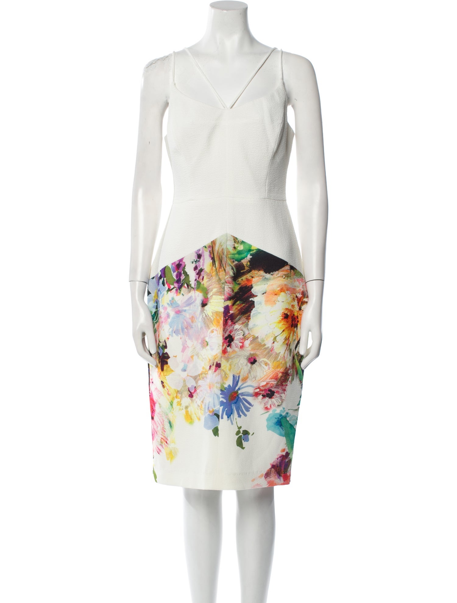 Black Halo Nylon Mini Dress