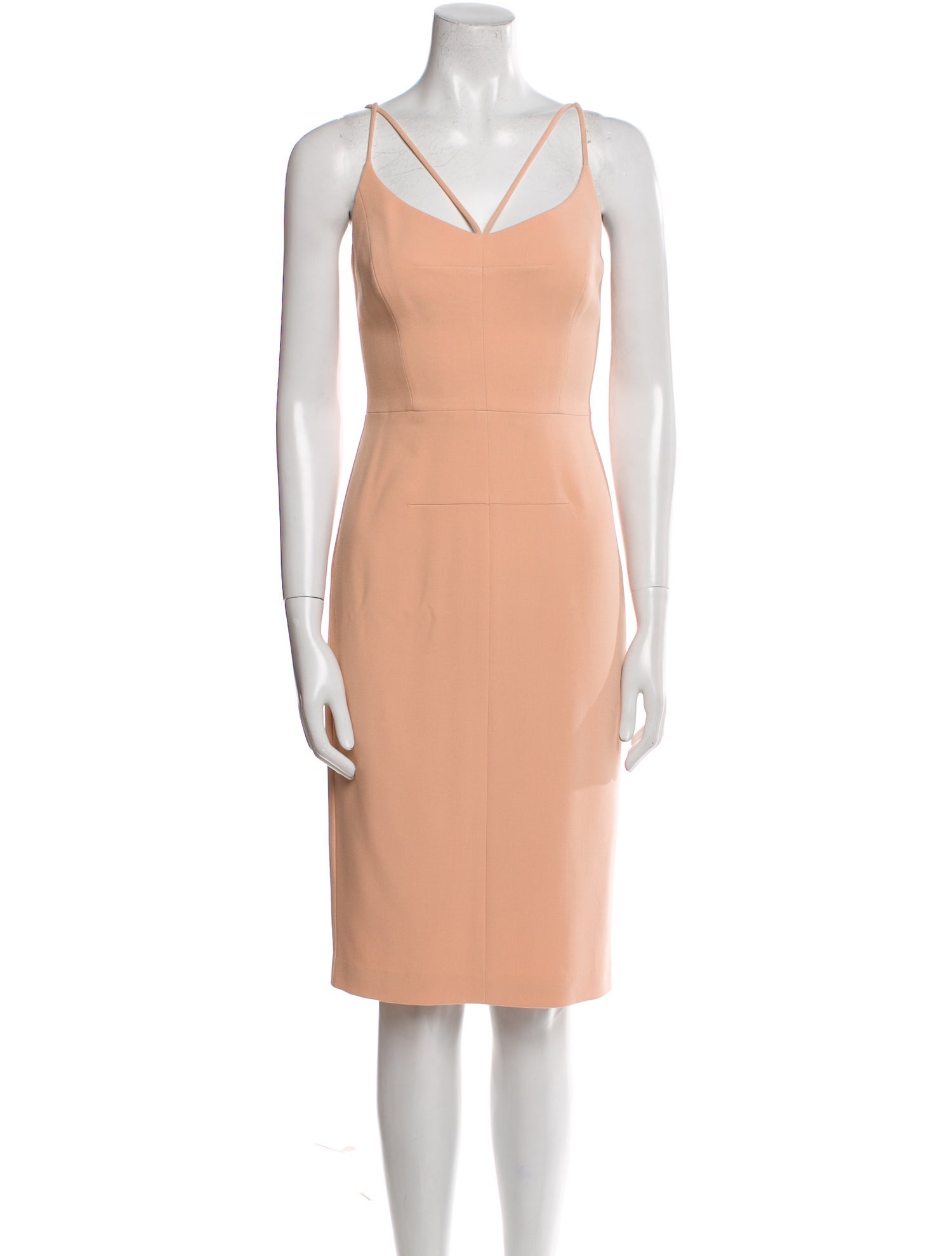 Black Halo V-Neck Knee-Length Dress w/ Tags