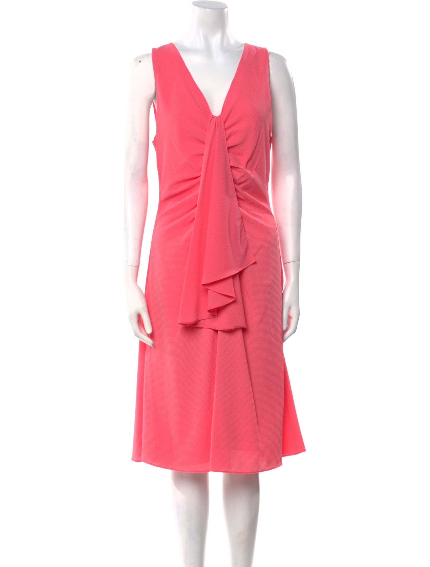 Black Halo V-Neck Midi Length Dress w/ Tags