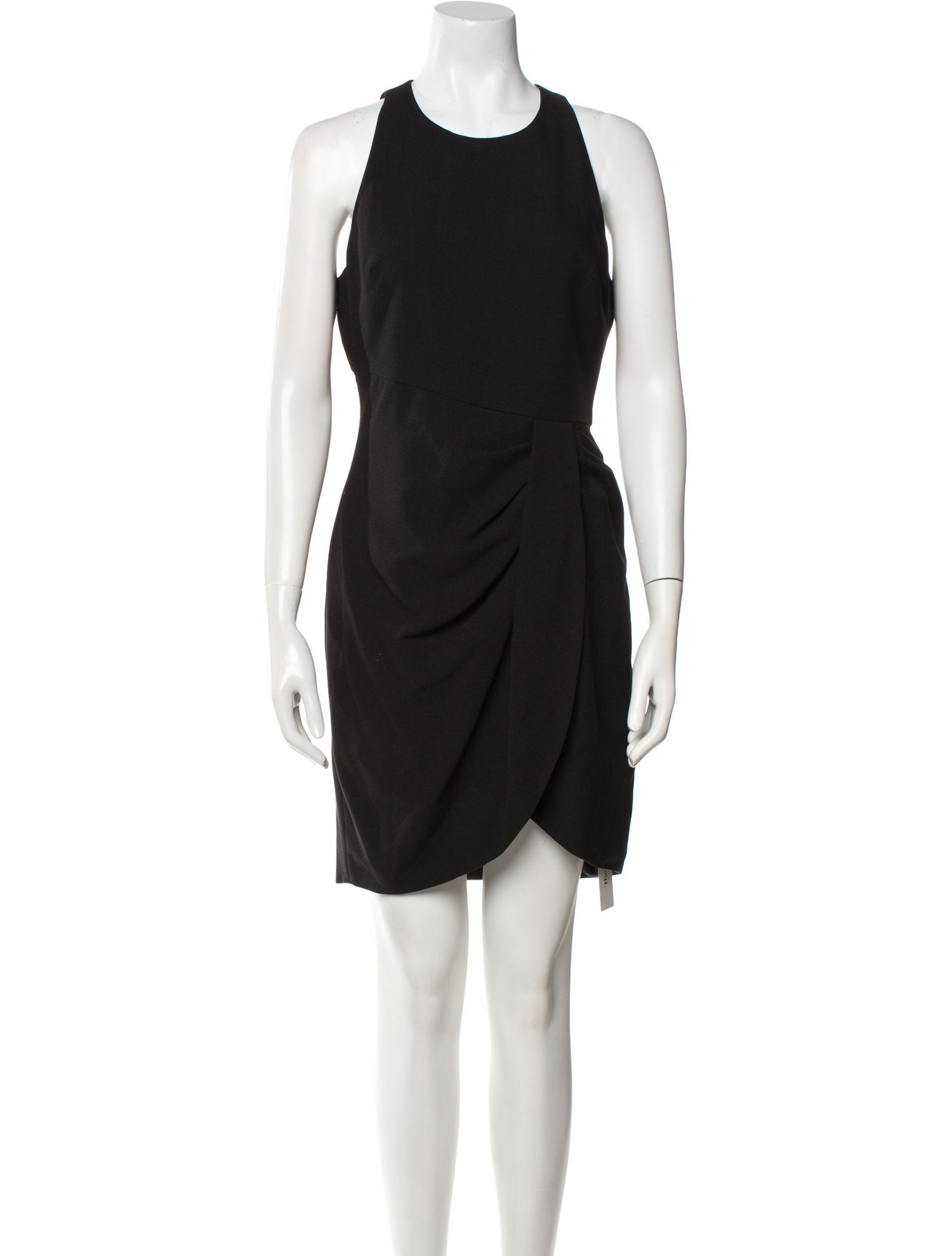 Black Halo Crew Neck Mini Dress