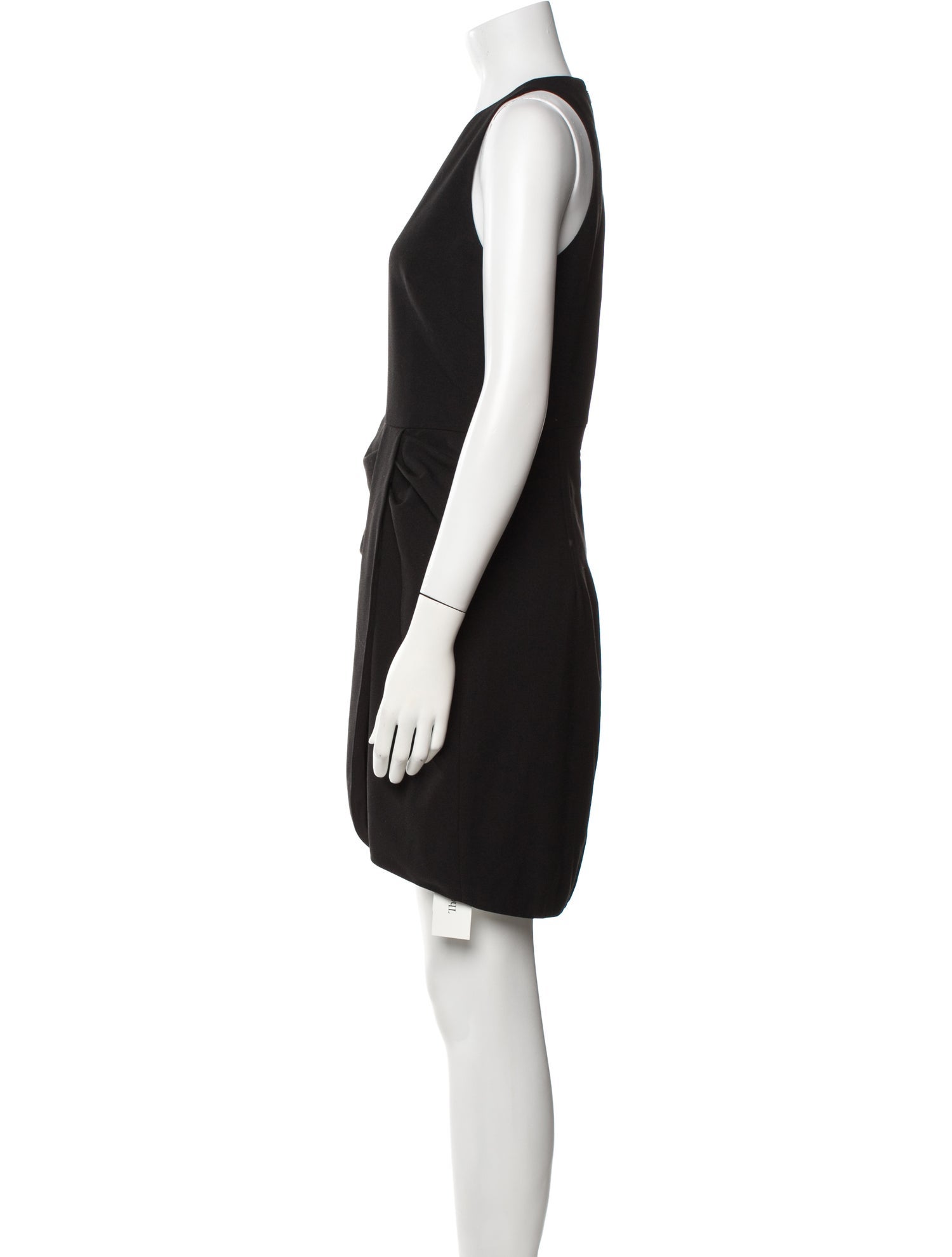 Black Halo Crew Neck Mini Dress