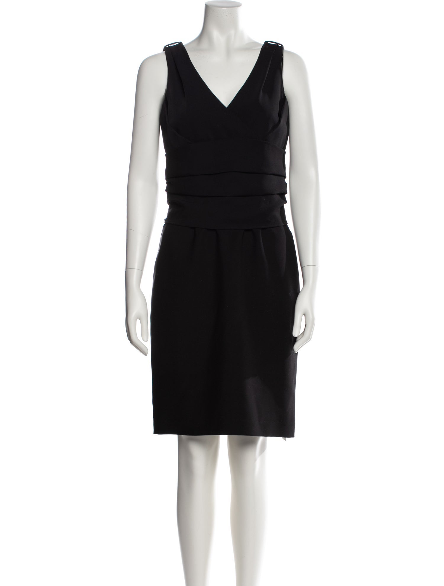 Black Halo Nylon Knee-Length Dress