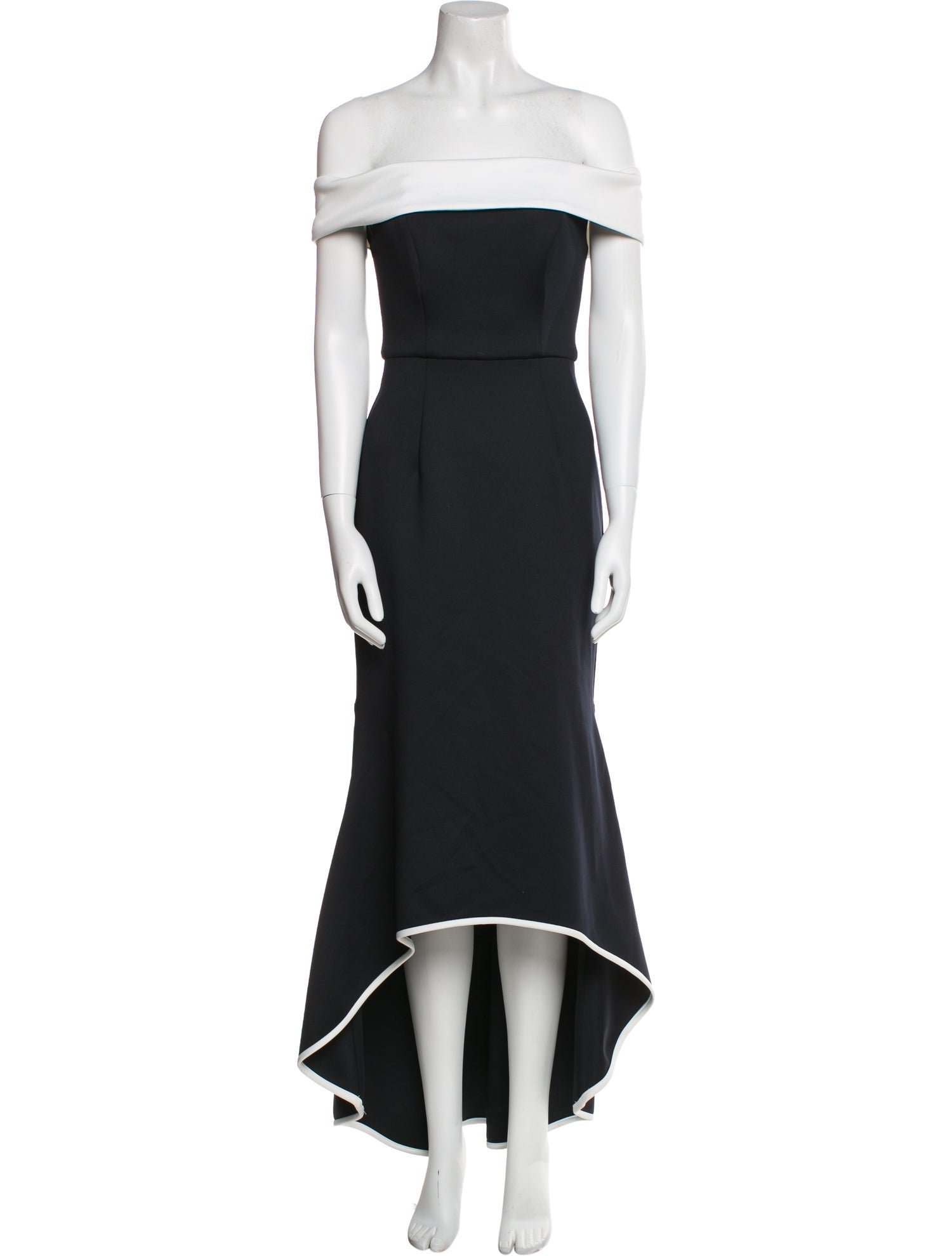 Black Halo Off-The-Shoulder Long Dress