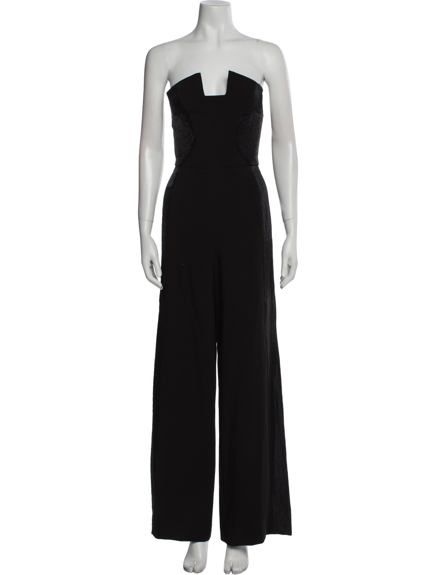 Black Halo Strapless Jumpsuit