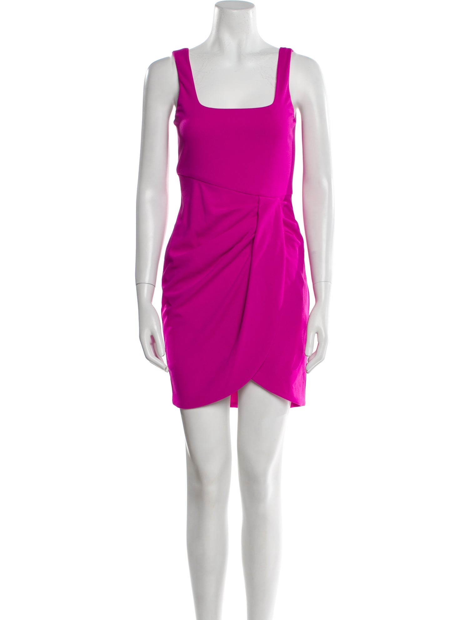 Black Halo Square Neckline Mini Dress