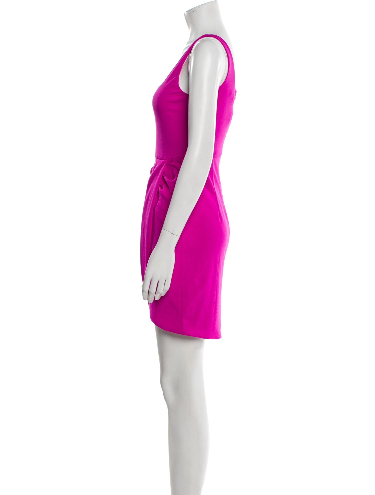 Black Halo Square Neckline Mini Dress