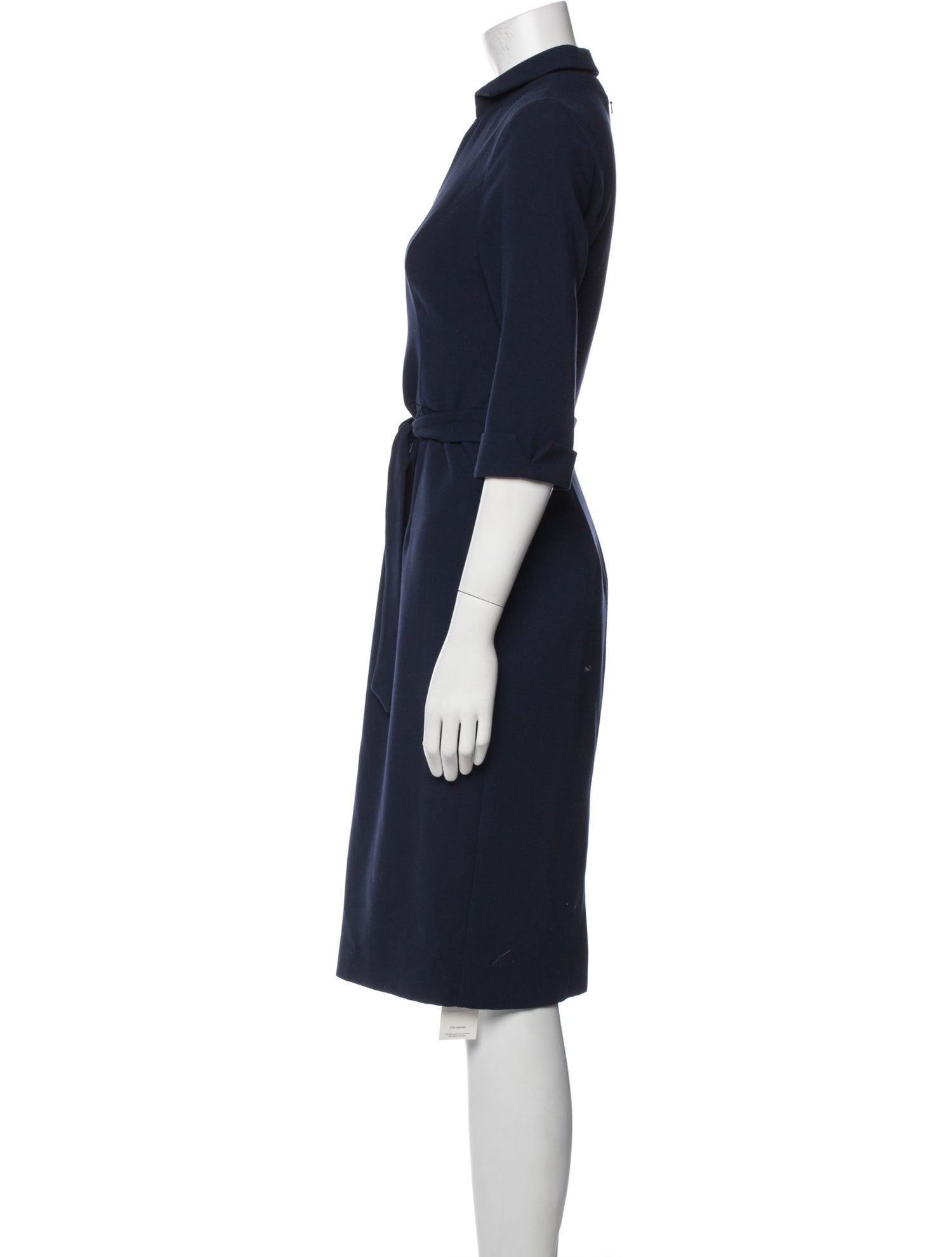 Black Halo V-Neck Knee-Length Dress