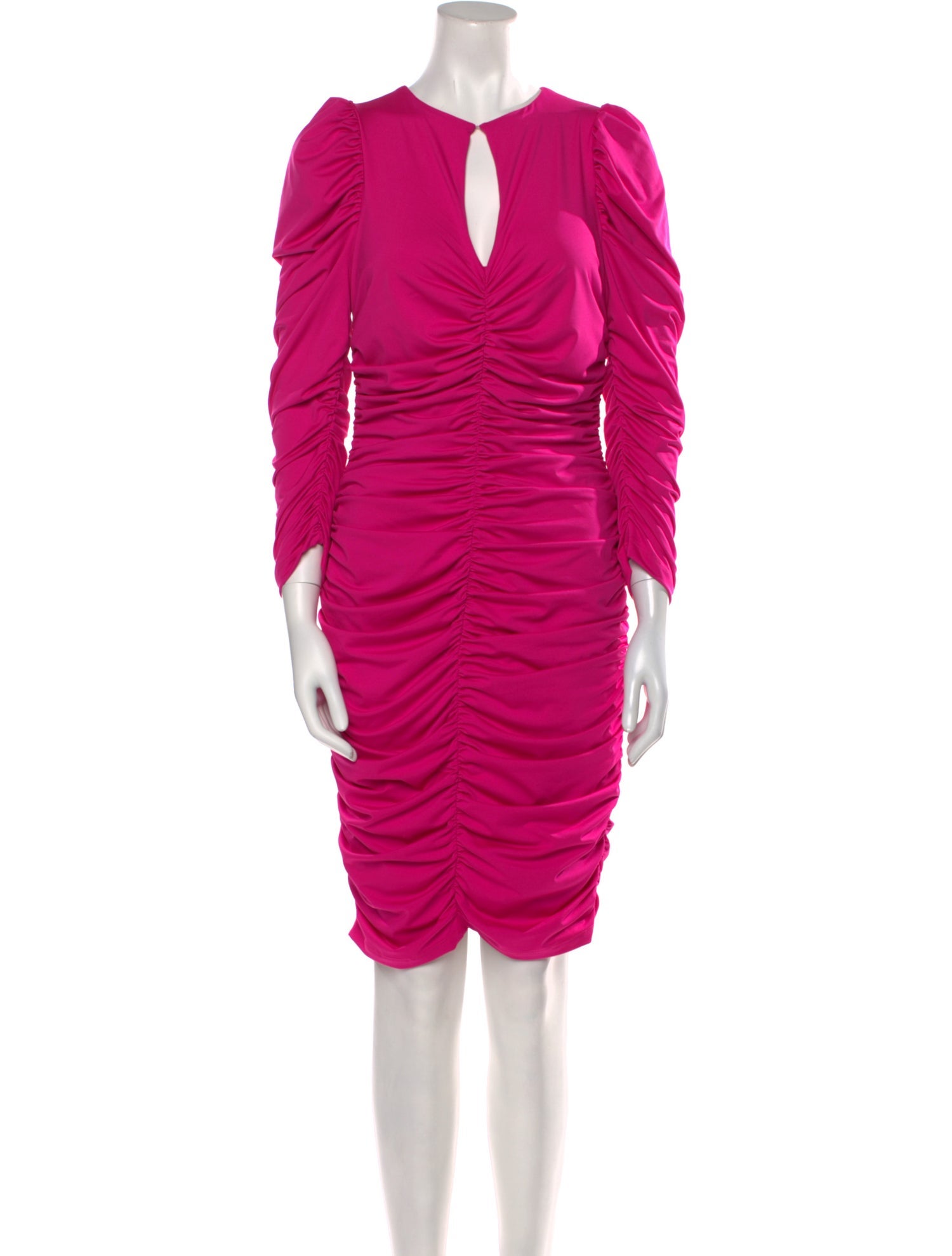 Black Halo V-Neck Knee-Length Dress