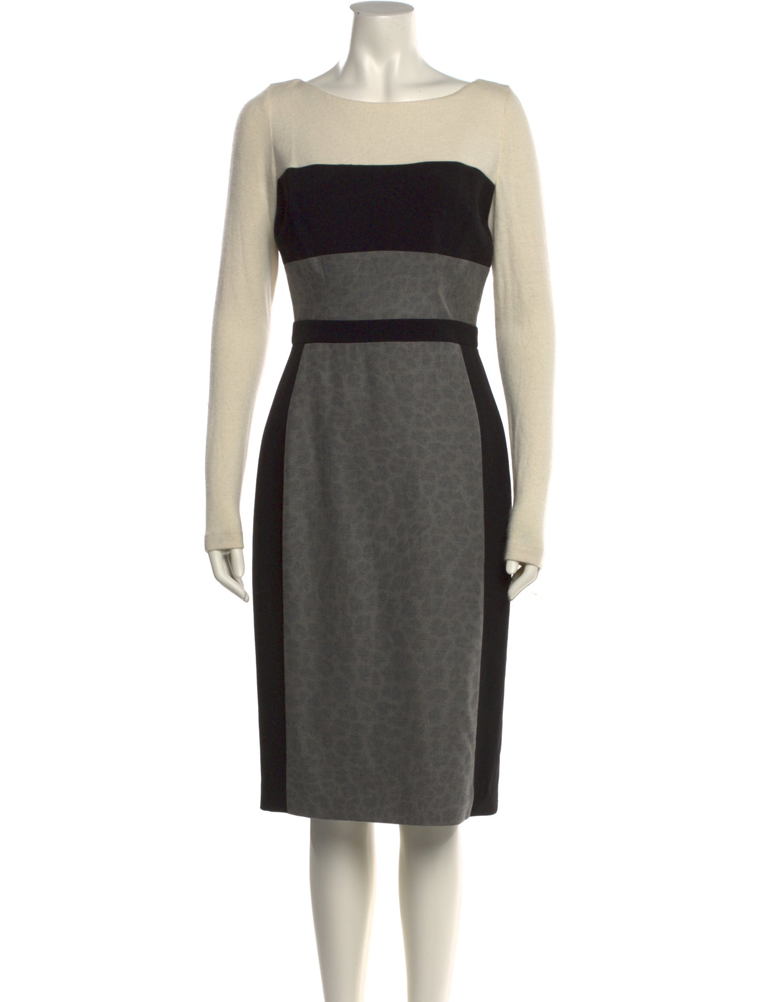 Black Halo Bateau Neckline Midi Length Dress w/ Tags