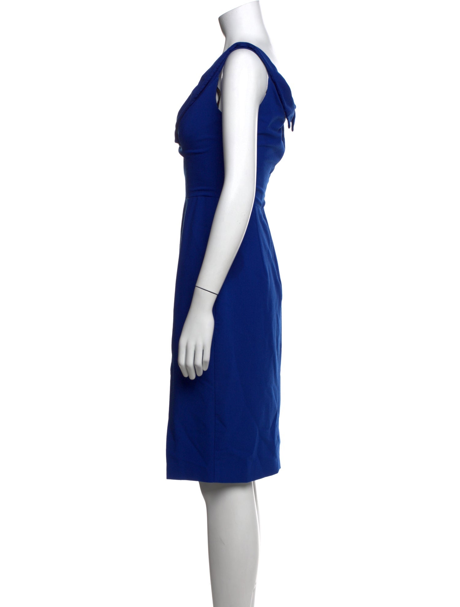 blue halo dress Black Cowl Neck Knee-Length - Dresses, Clothing - WBH40366 offering elegant movement with dress-short NBD Sloane Mini Dress Sizes:US 6