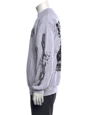 Billy Hill Graphic Print Crew Neck Sweatshirt