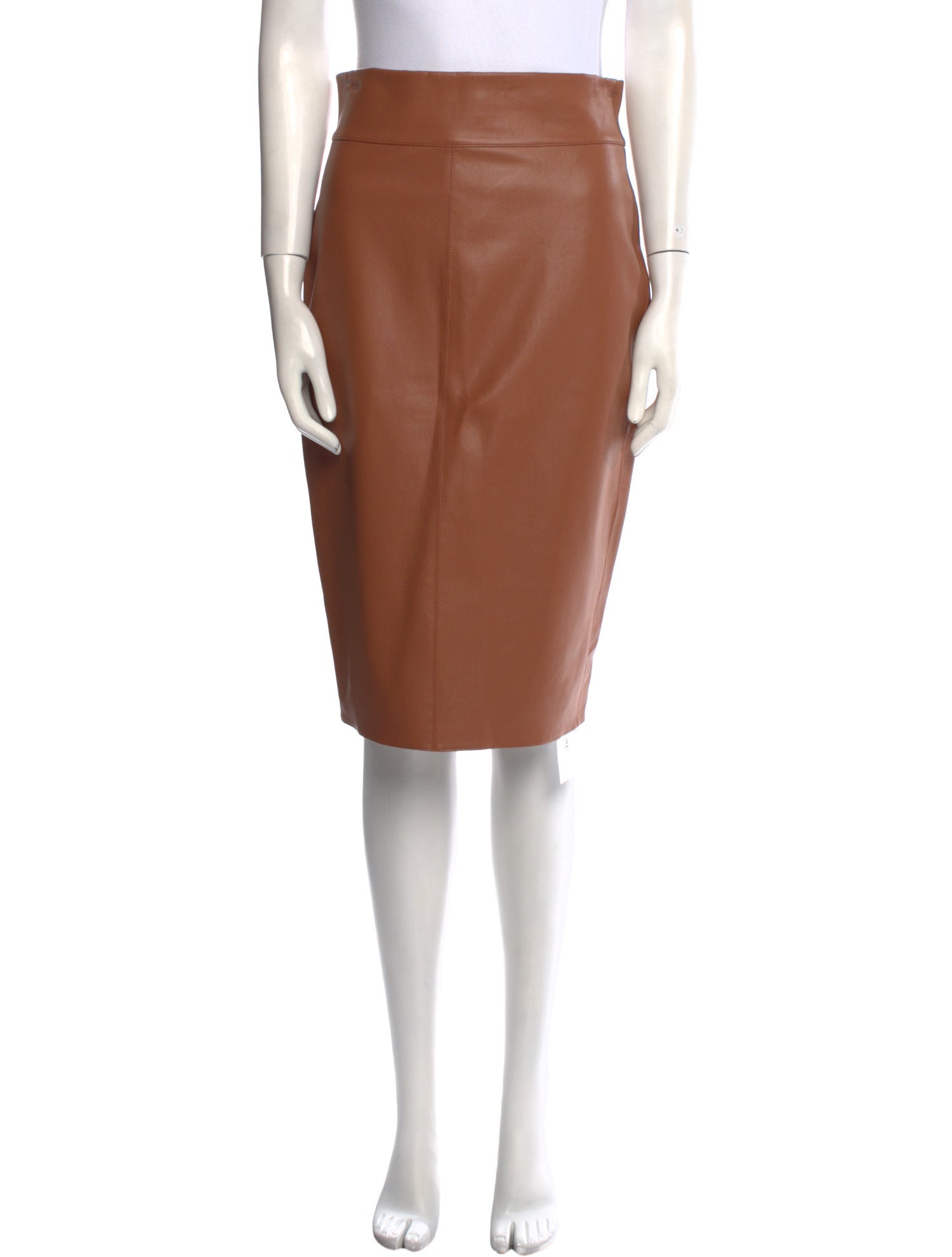 Bailey 44 Leather Knee-Length Skirt